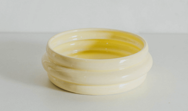 Ceramic Pet Bowls with Wood Stand Elevated Cat & Dog Feeder-Petroom