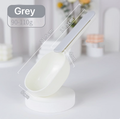 Long Handle With Clip Pet Food Scoop For Dog And Cat