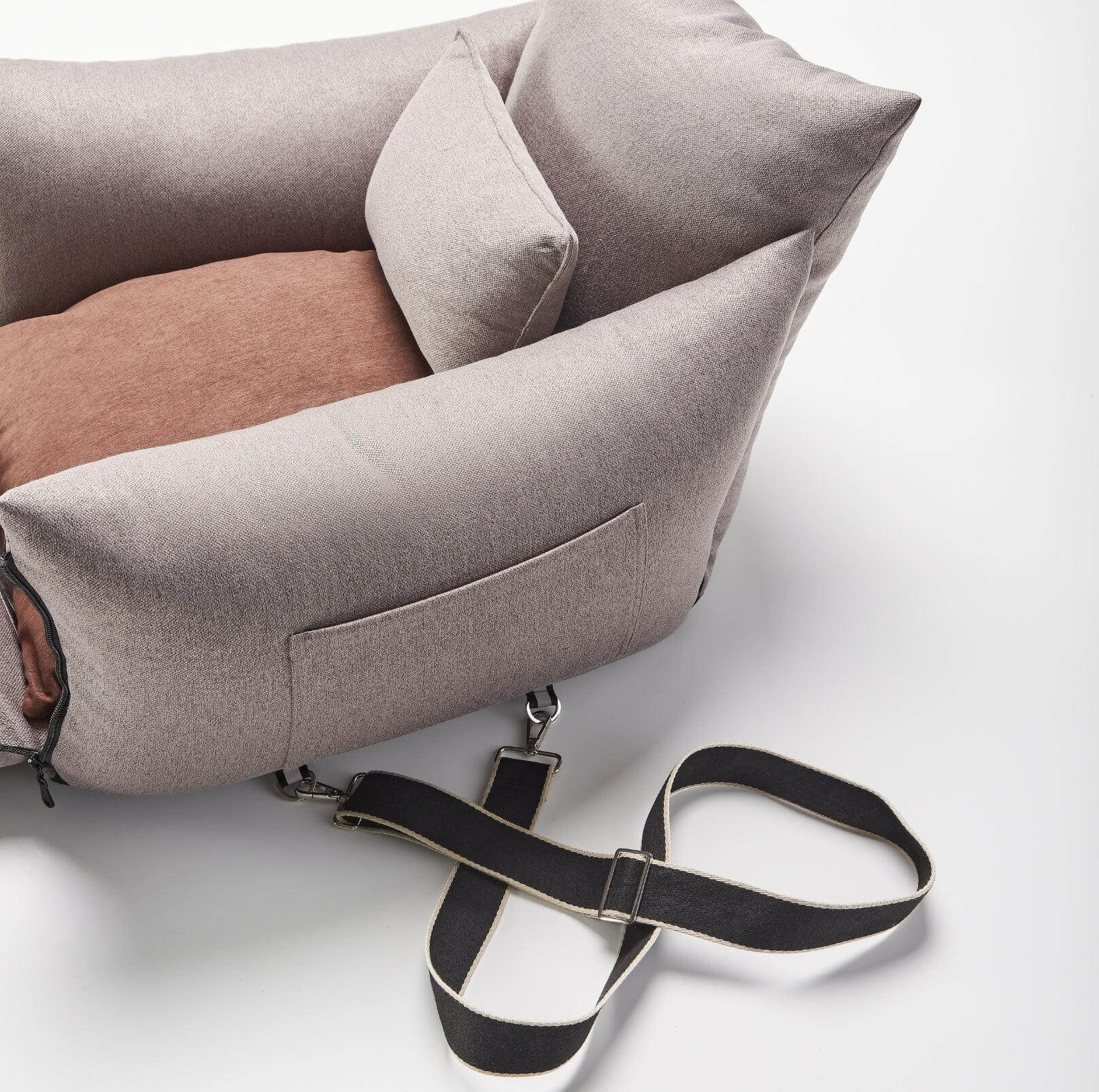 DOTOUUD 3-in-1 Pet Car Seat & Bed-Petroom