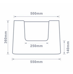 Michu XXL Deluxe Cat Litter Box