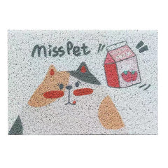 MISSPET Cute Cat Litter Trapping Mat 50x30 cm