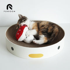 PURROOM Little Chicken Series- Round Cat Scratcher Board