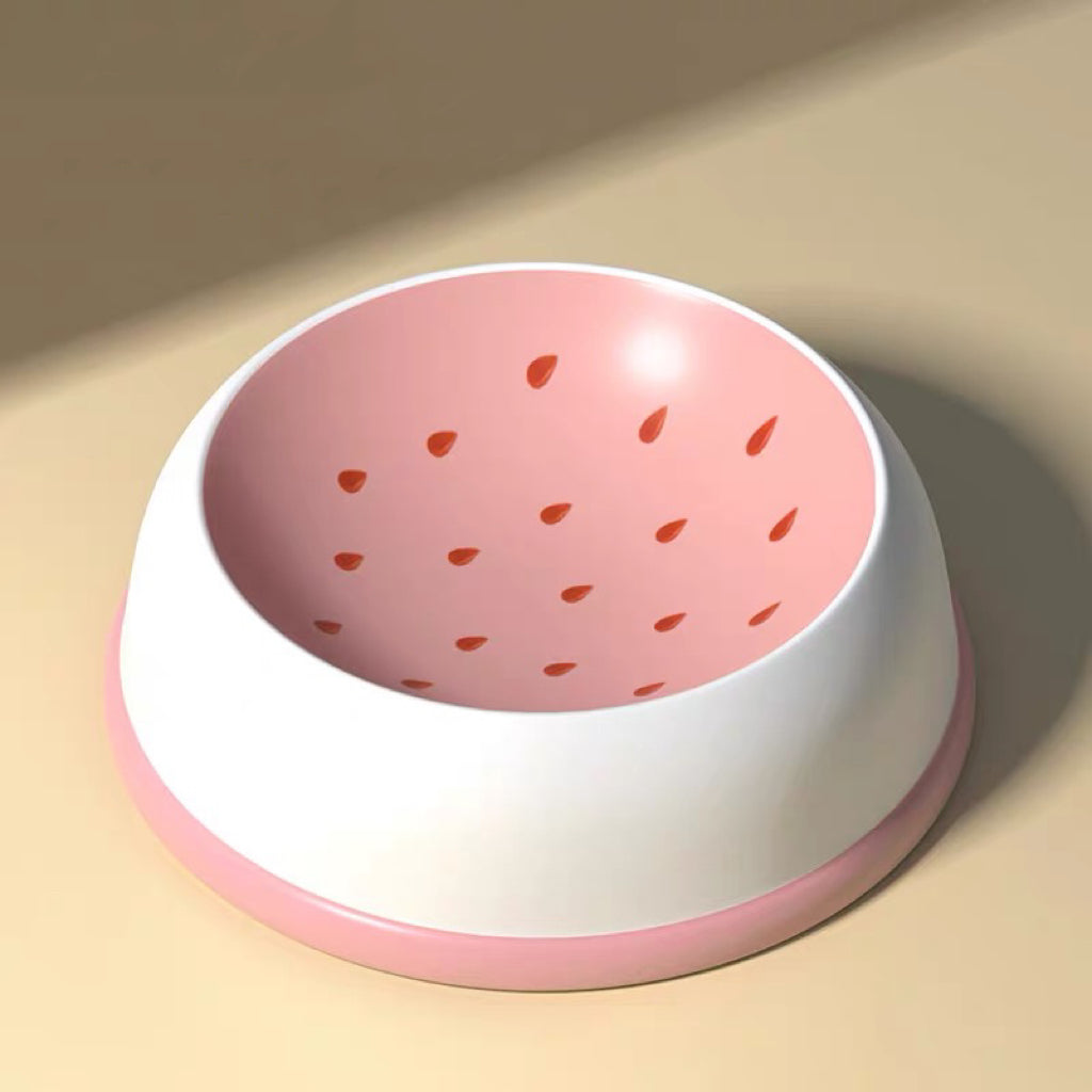Ceramic Bowl Fruit Shape Pineapple Strawberry Lemon Pet Bowl