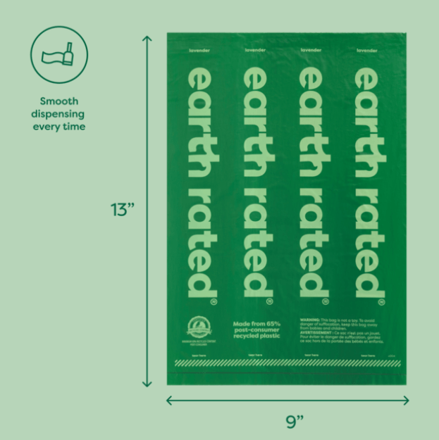 Earth Rated Dispenser with Bags-Petroom