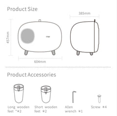 Makesure All In One Storage Cat Litter Box