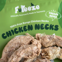 FUREEZE Freeze Dried Free Range Chicken Necks 50g-Petroom