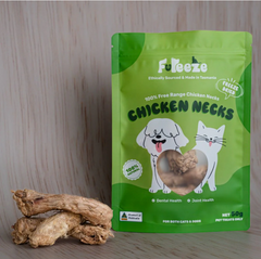 FUREEZE Freeze Dried Free Range Chicken Necks 50g-Petroom
