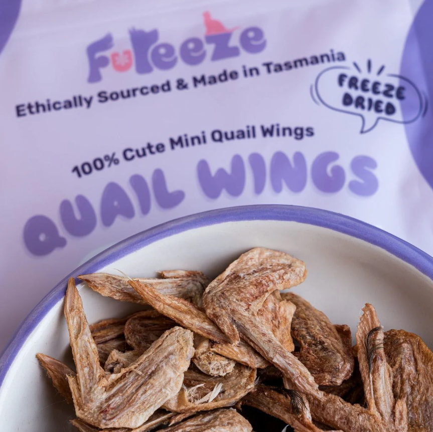 FUREEZE Freeze Dried Quail Wings 50g-Petroom