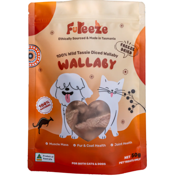 FUREEZE Fureeze Dried Wallaby 50g-Petroom