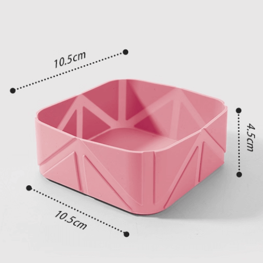 Foldable Travel Dog Bowl Portable Pet Food Water Container 500ml-Petroom