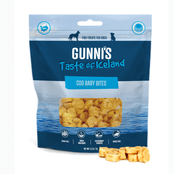 GUNNI'S Cod Baby Bites Dog Treats 71g-Petroom