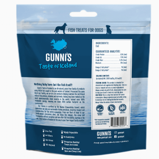 GUNNI'S Cod Baby Bites Dog Treats 71g-Petroom