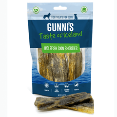 GUNNI'S Wolffish Skin Shorties Dog Treats 71g-Petroom