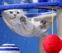 Galaxy UFO Moon Cat Tree – Stylish & Fun Cat Tower-Petroom