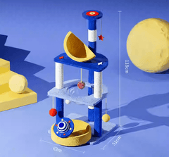 Galaxy UFO Moon Cat Tree – Stylish & Fun Cat Tower-Petroom