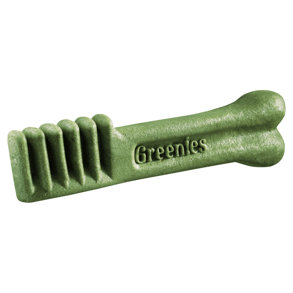 Greenies Original Regular Dental Dog Treats 36 Chews - green dental chew for dogs in toothbrush shape