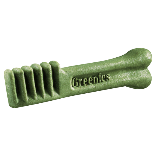 Greenies Original Regular Dental Dog Treats 36 Chews - green dental chew for dogs in toothbrush shape