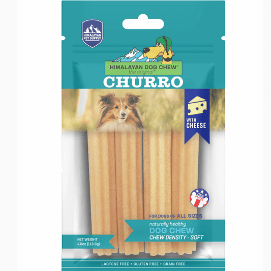 Himalayan Dog Chew Churro Cheese 4pk-Petroom