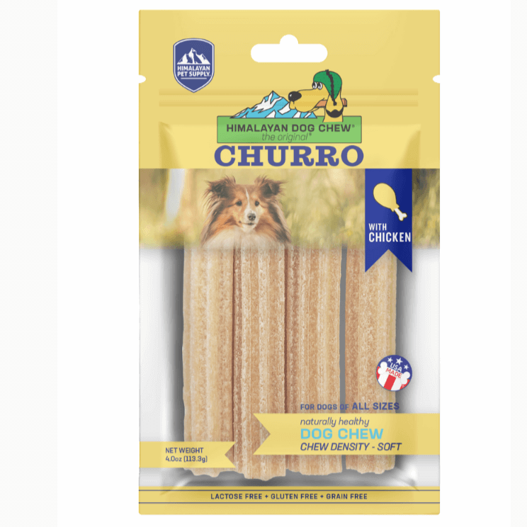 Himalayan Dog Chew Churro Chicken 4pk-Petroom