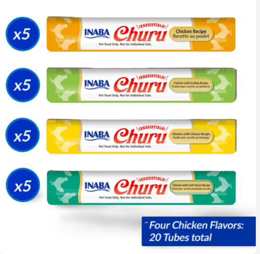 Inaba Churu Puree Chicken Variety Box Cat Treats-Petroom