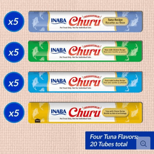Inaba Churu Puree Tuna Variety Box Cat Treats-Petroom