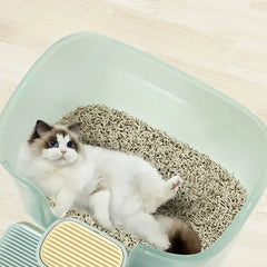 JellyGiant XL Macaron Open Cat Litter Box-Petroom