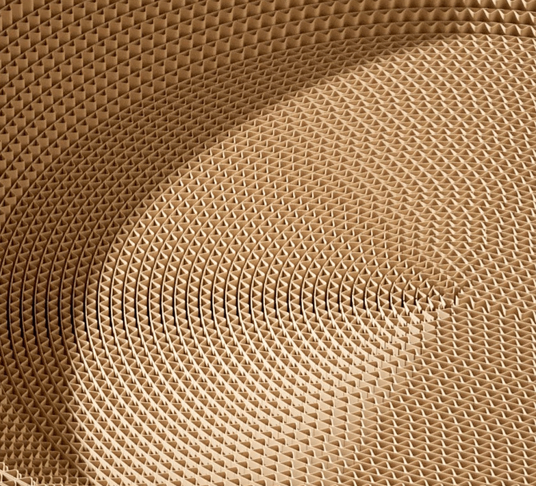 Jumbo Size Oval Cat Scratcher Lounge Bed Durable Corrugated Cardboard-Petroom