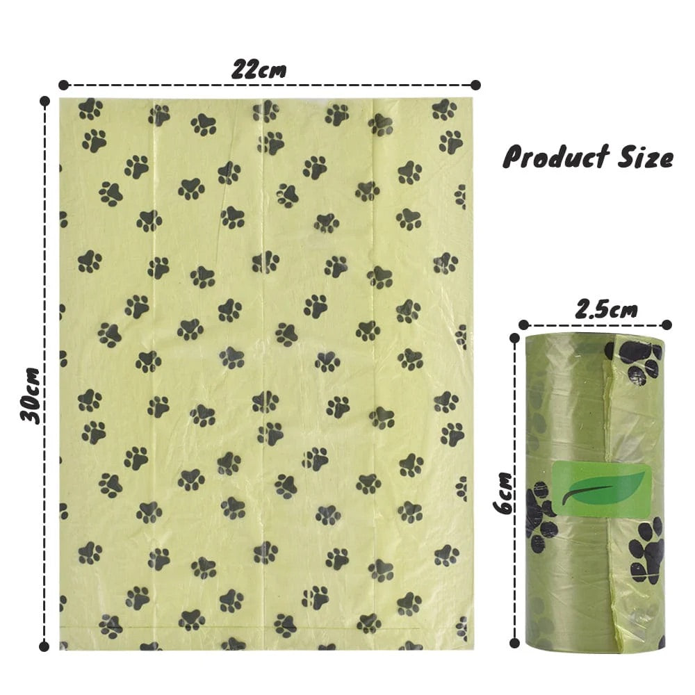 Living today Pet Dog Poop Dispenser and 105 Biodegradable Unscented Waste Bags-Petroom