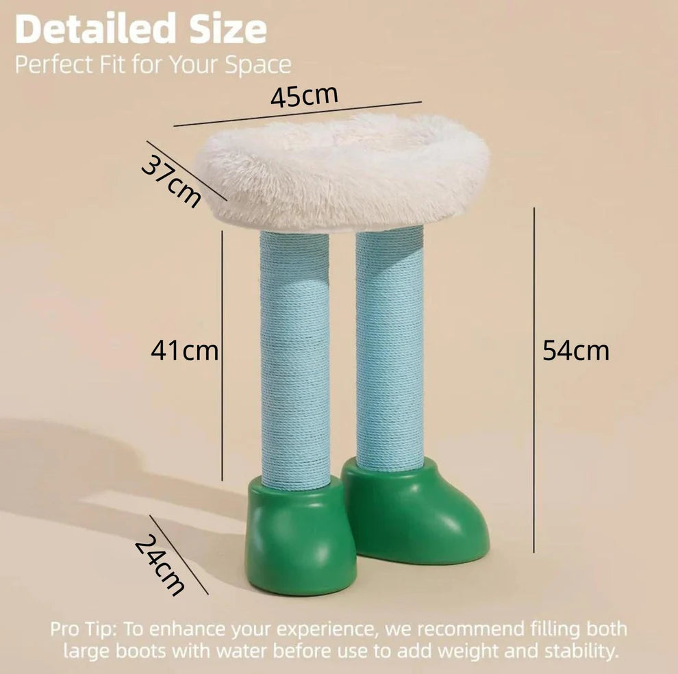 MAKESURE 3-in-1 Cat Scratcher, Bed, and Side Table - Stylish Feline Furniture-Petroom