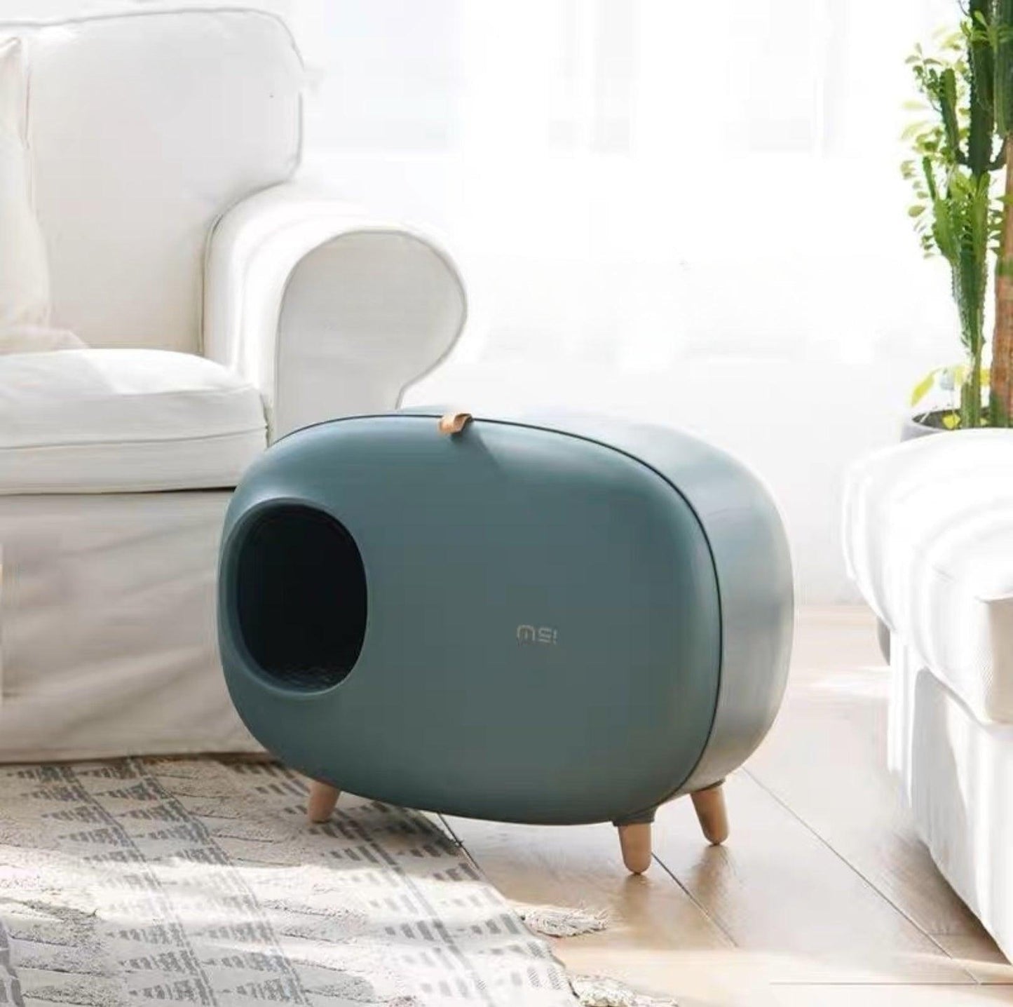 Makesure All In One Storage Cat Litter Box-Petroom