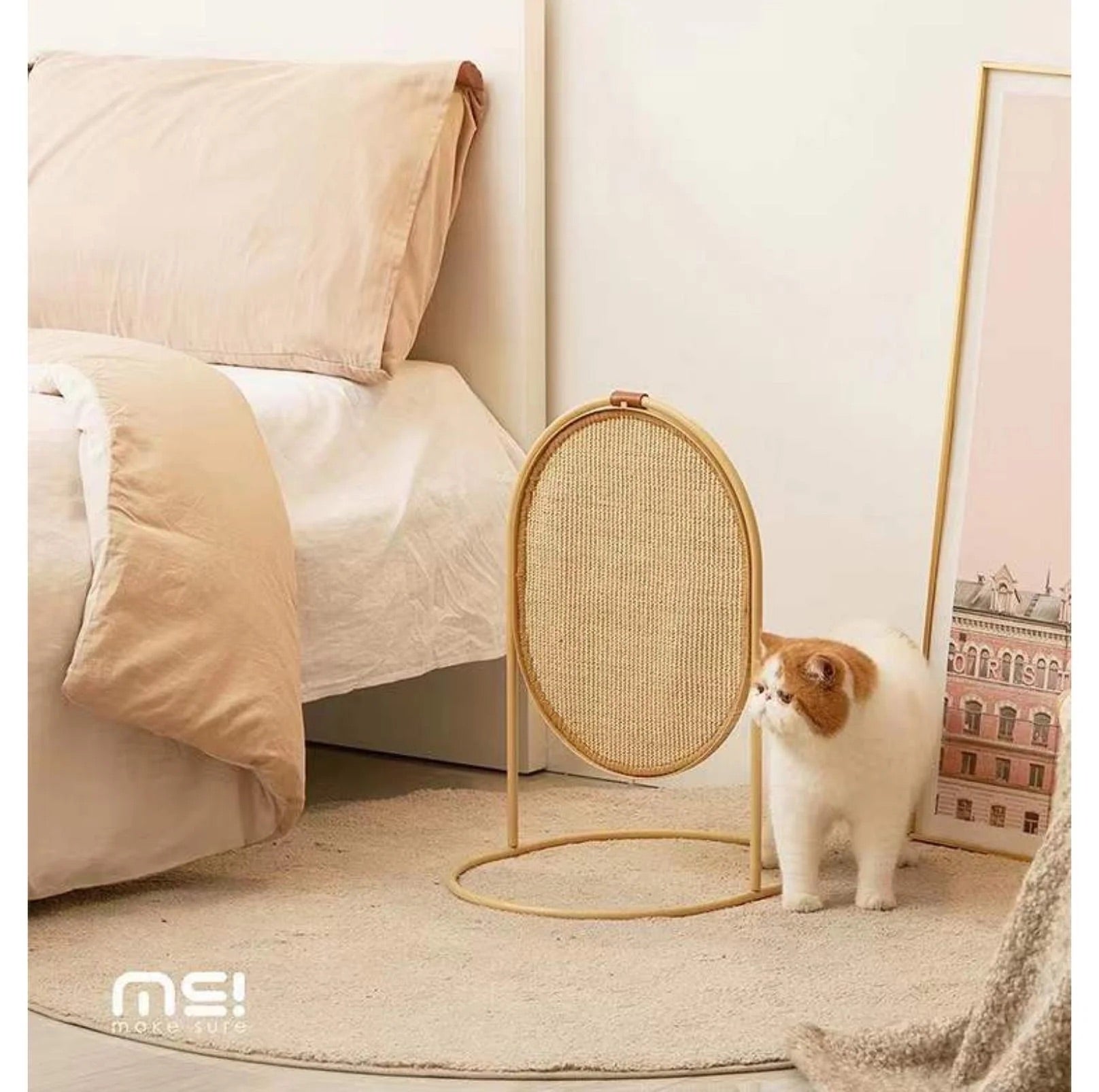 Makesure Multifunctional Cat Scratcher | Sisal Standing Scratching Board-Petroom