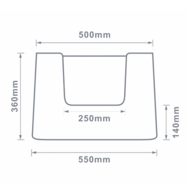 Michu XXL Deluxe Cat Litter Box-Petroom