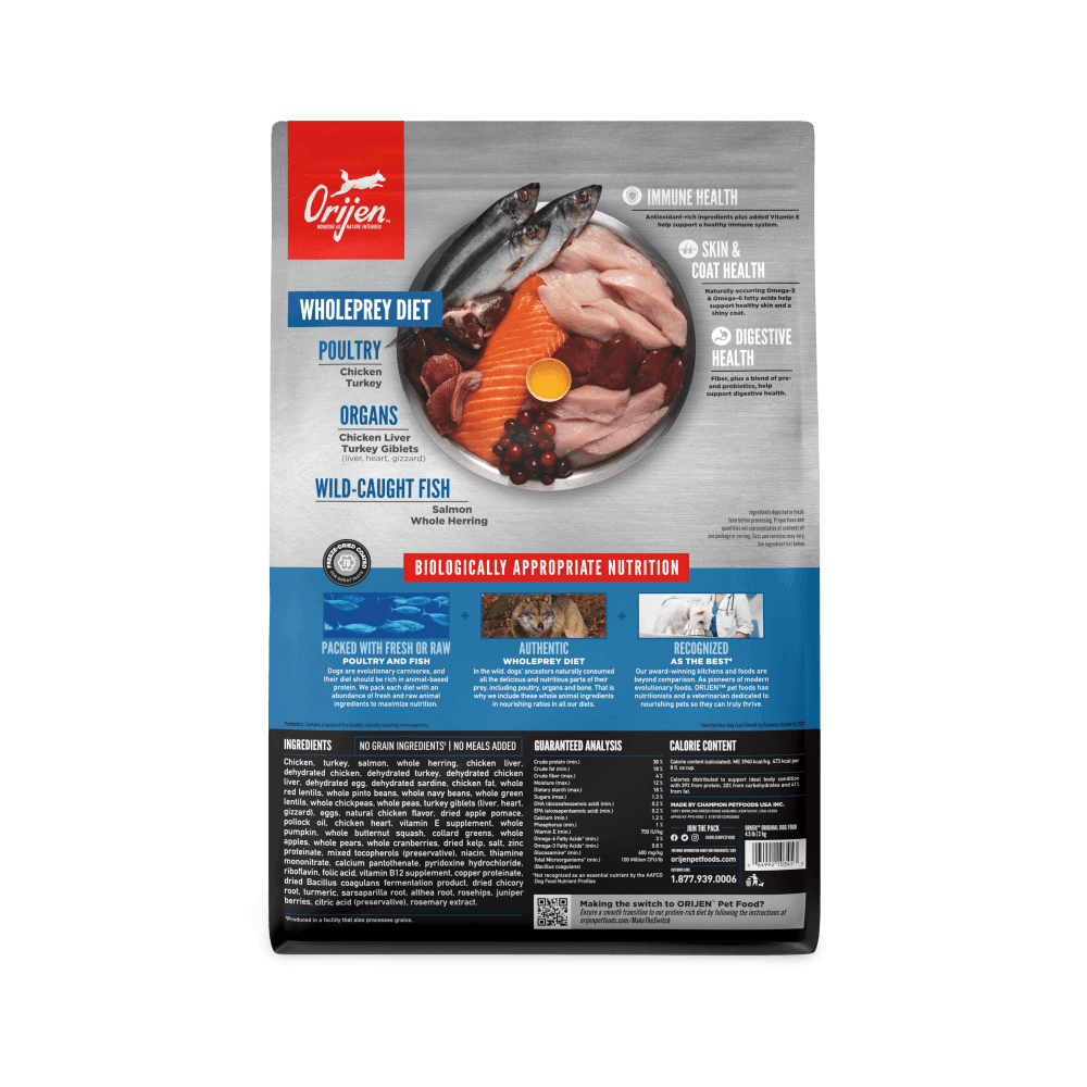 Orijen Original Dry Dog Food 10.6kg-Petroom