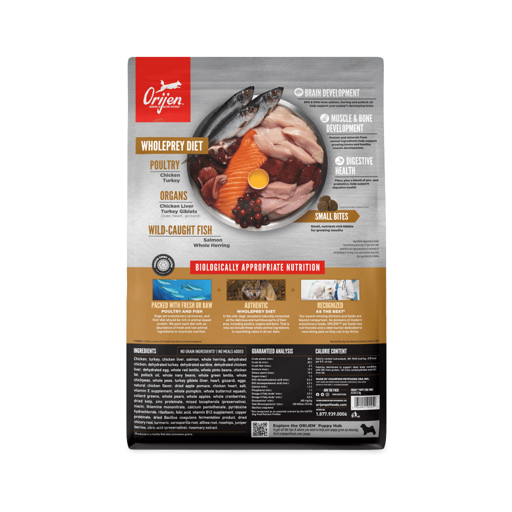 Orijen Puppy Dry Dog Food 10.6kg-Petroom