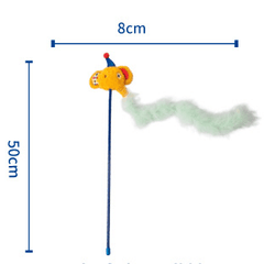 PETSVILLE Kitten Teaser Feather Wand-Petroom