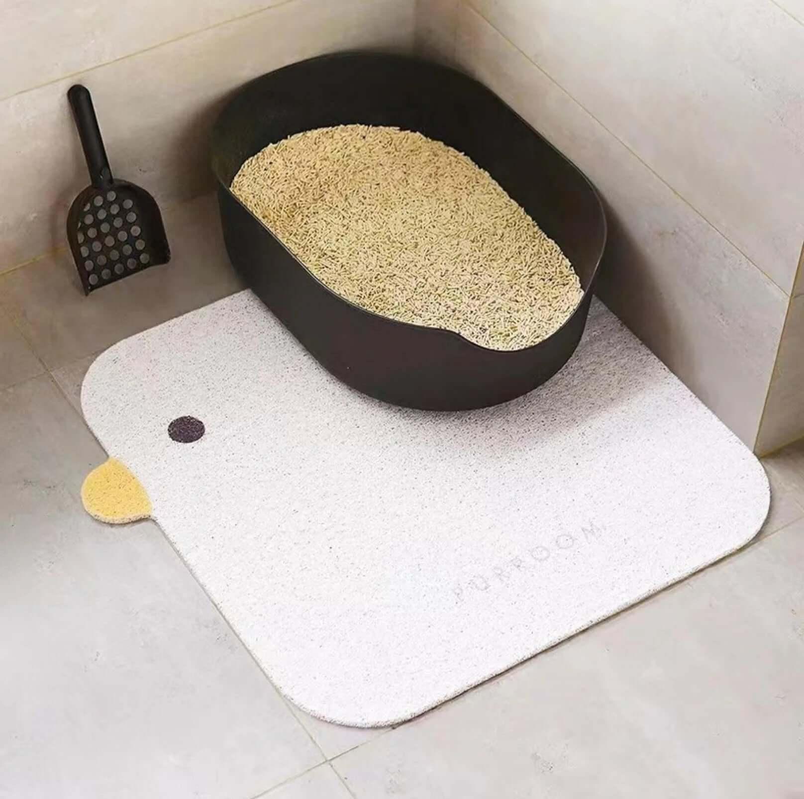 PURROOM Large Non-Slip Multi-Functional Cat Litter Mat Pet Mat-Petroom