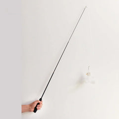 PURROOM Little Chicken Series: Extendable Feather Cat Stick Cat Toy-Petroom