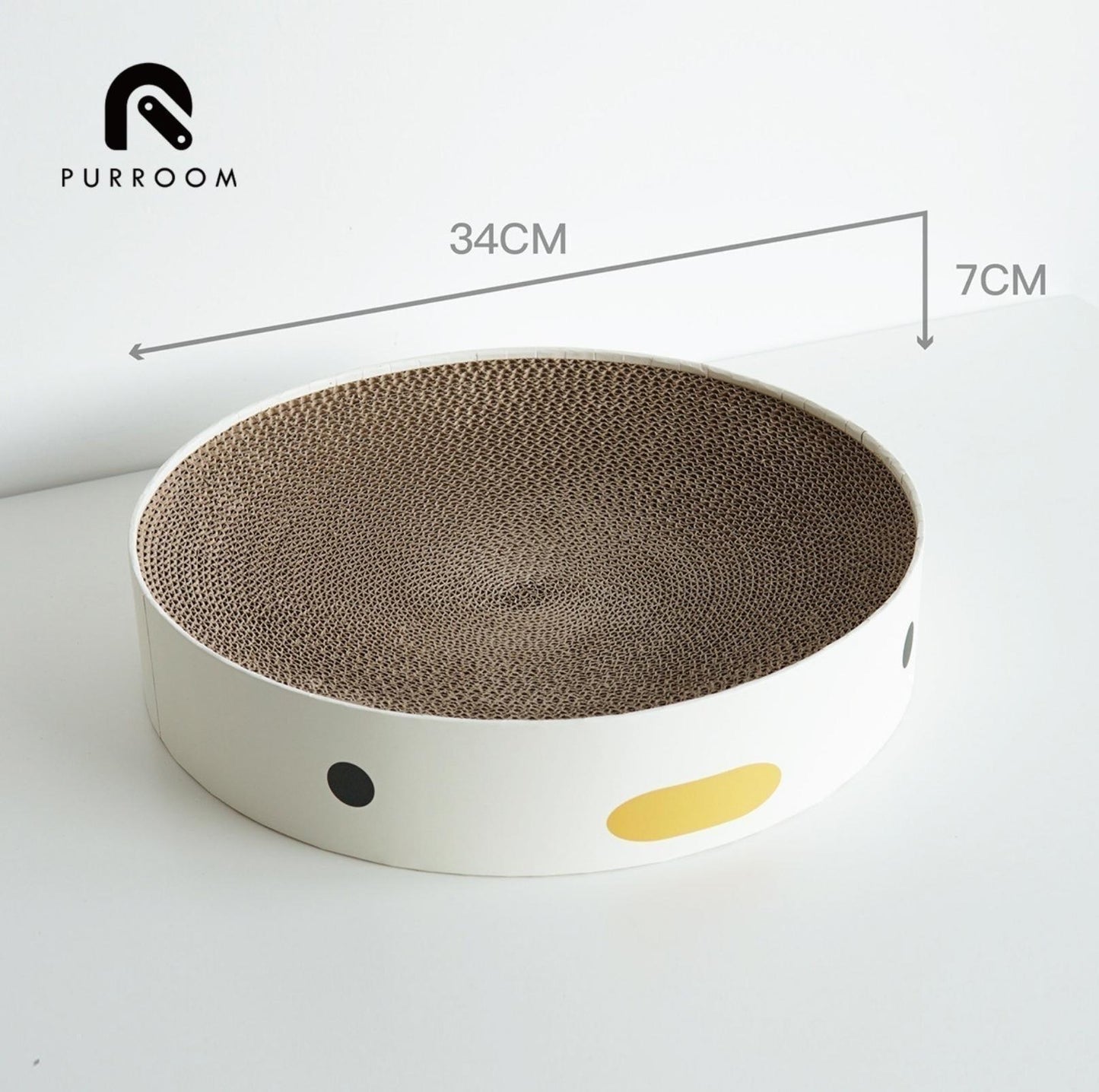 PURROOM Little Chicken Series- Round Cat Scratcher Board-Petroom