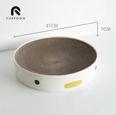 PURROOM Little Chicken Series- Round Cat Scratcher Board-Petroom