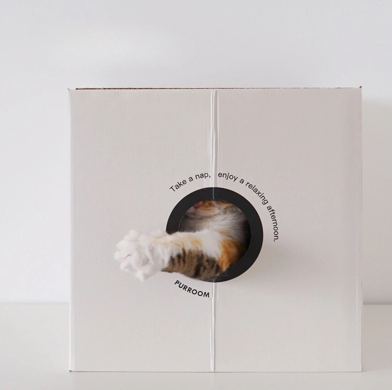 PURROOM Little Chicken Series: Square-Shaped Cat Scratcher House-Petroom