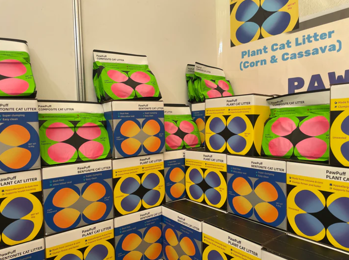 PawPuff Ultra Clumping Sodium Bentonite Cat Litter, 9.6kg - DUST FREE Formula Upgrade Version-Petroom