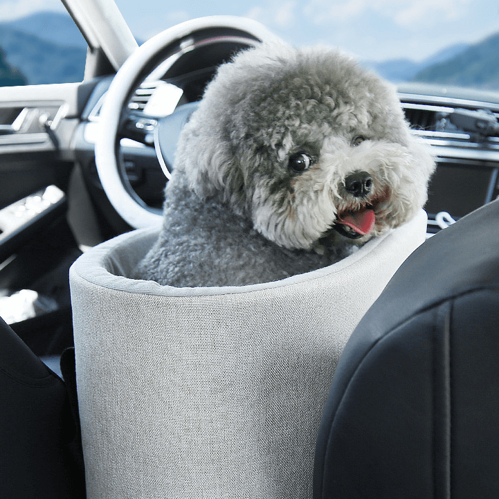 Petroom Car Dog Bed Pet Travel Carrier With Safety Strap-Petroom