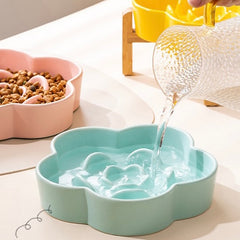 Petroom Ceramic Slow Feeder Bowl For Cat and Small Dog-Petroom