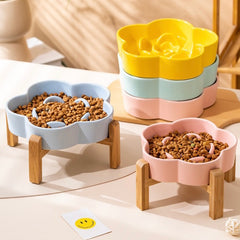 Petroom Ceramic Slow Feeder Bowl For Cat and Small Dog-Petroom