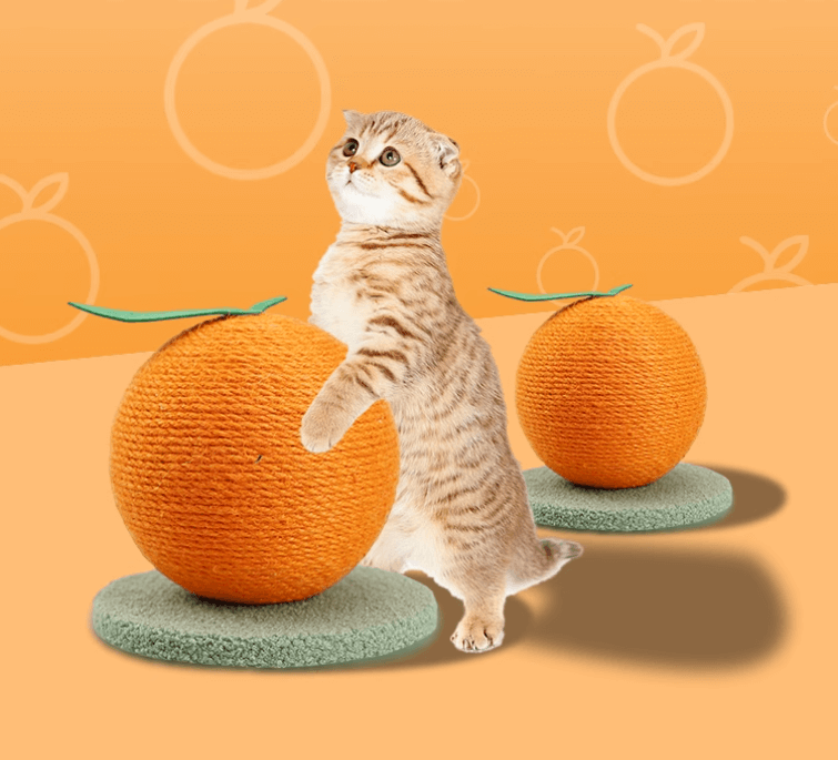 Petroom Fruit Shape Cat Scratching Ball-Petroom