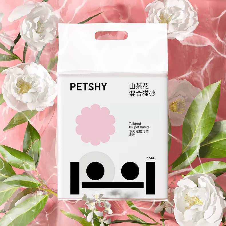 Petshy Camelia Mixed Tofu Cat Litter 2.5Kg-Petroom