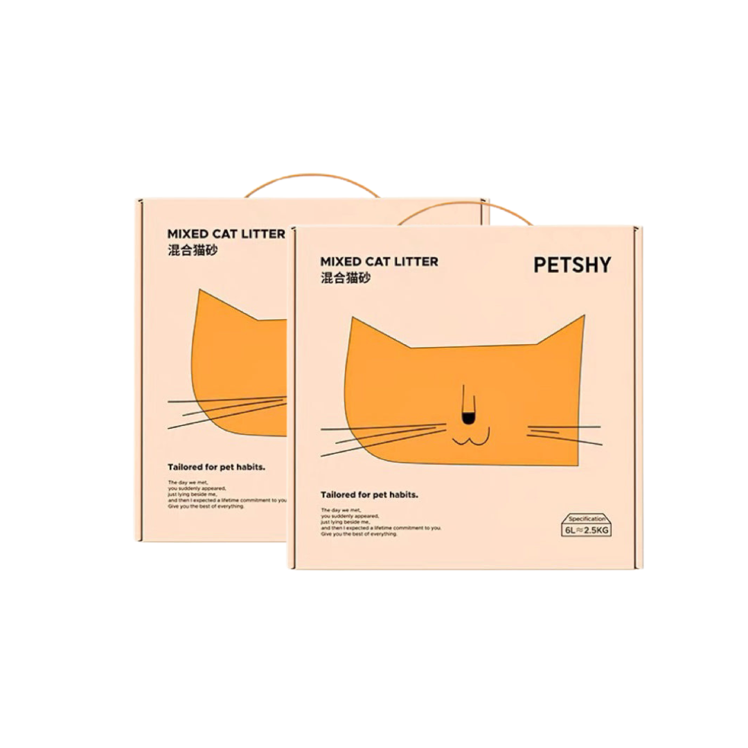 Petshy Mixed Cat Litter 1.5mm 2.5kg-Petroom