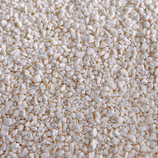 Close-up of small white stones or pebbles