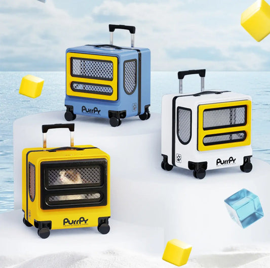 Purrpy "Sugar Cube" Luggage Pet Carrier-Petroom