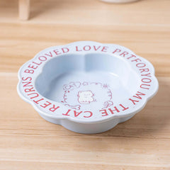Scallop Ceramic Pet Bowl Durable & easy-to-clean-Petroom